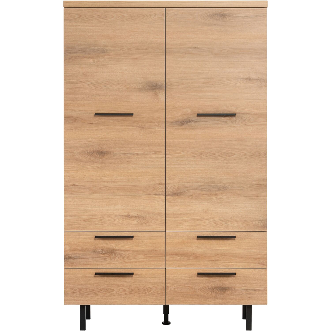 Opbergkast Paranno 177x110x42 cm bruin