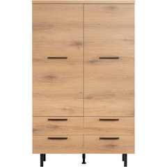 Opbergkast Paranno 177x110x42 cm bruin