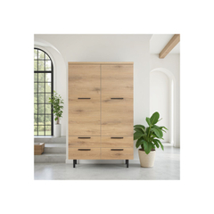 Opbergkast Paranno 177x110x42 cm bruin