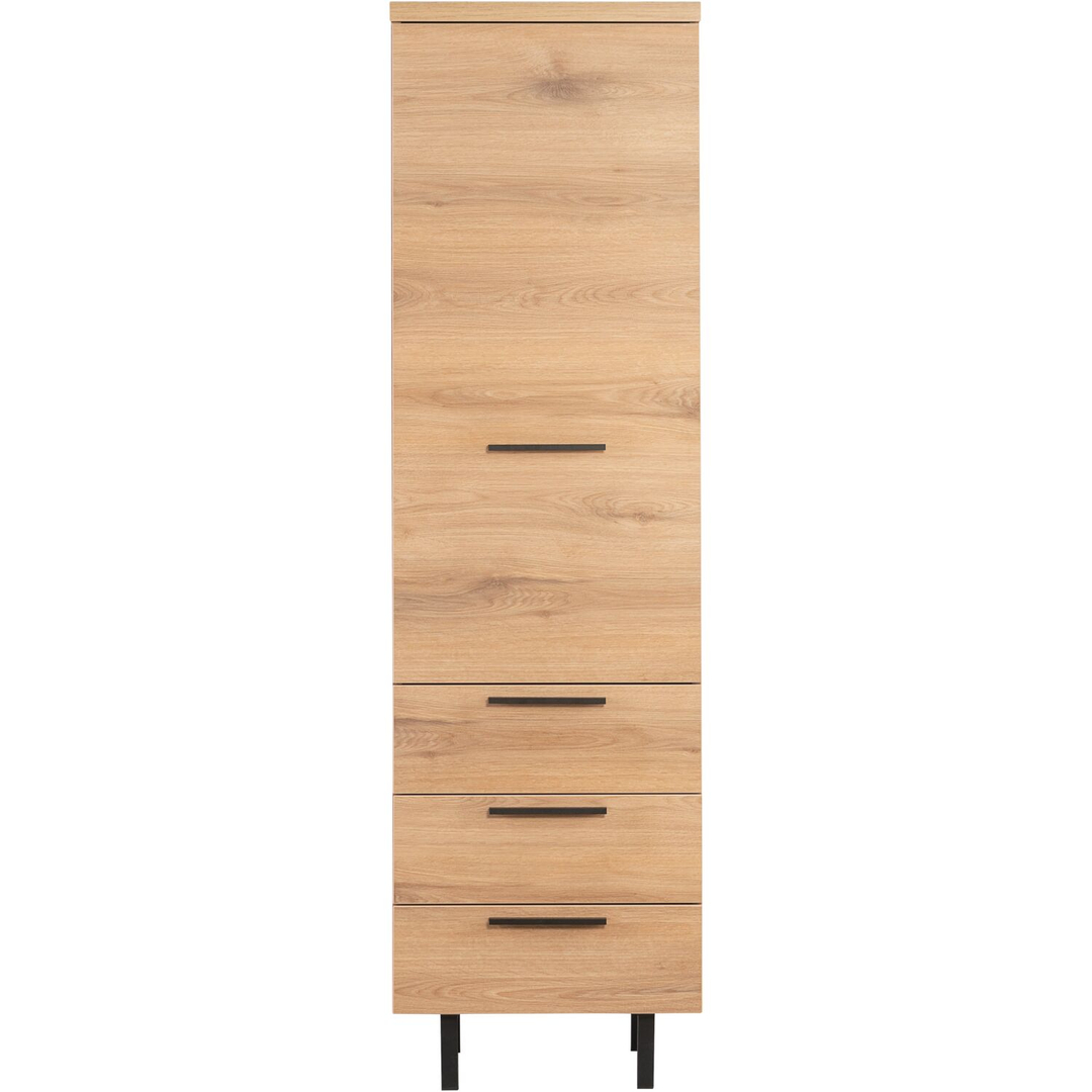 Opbergkast Paranno 197x055x42 cm bruin
