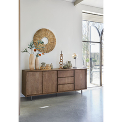 Dressoir Calvo 80x200x45 cm bruin