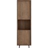 Opbergkast Calvo 202x060x040 cm bruin