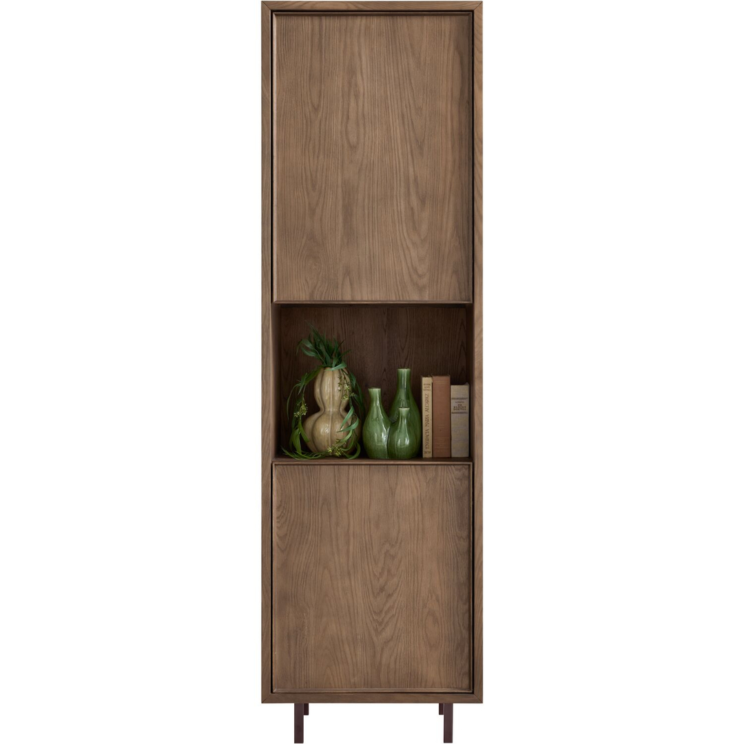 Opbergkast Calvo 202x060x040 cm bruin