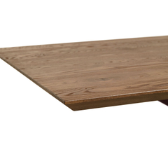 Eettafel Tavolo eikenhout 200x100 cm rechthoekig donkerbruin