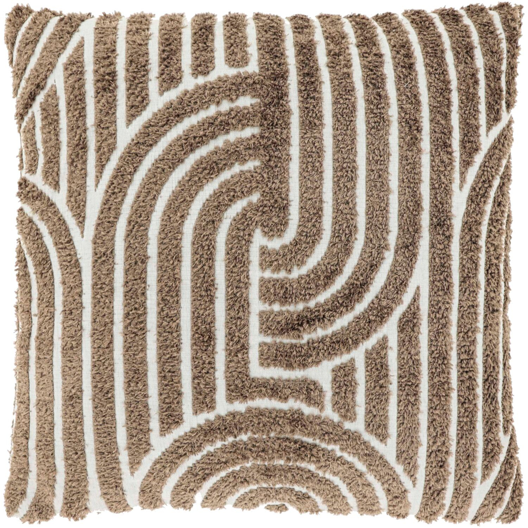 Sierkussen Sacco 45x45cm taupe