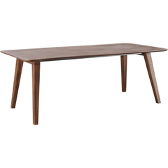 Eettafel Tivi donkerbruin mangohout 170x100 cm rechthoekig