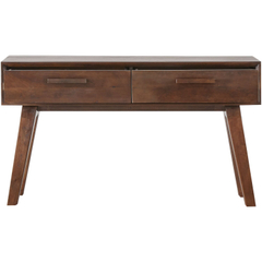 Sidetable Tivi 134x35cm rechthoekig donkerbruin