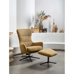 Draaifauteuil Tronto bruin basic comfort