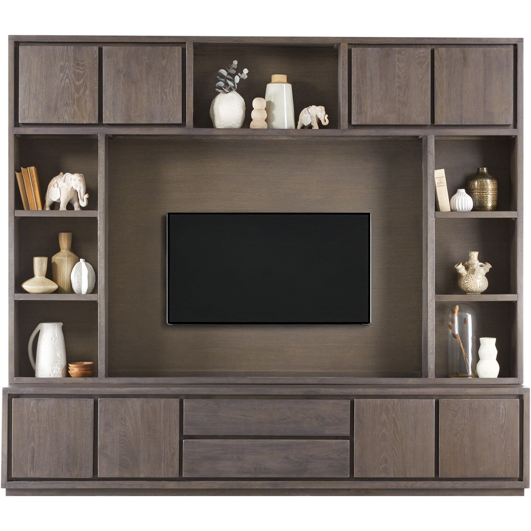 Tv-wandmeubel Lavio grafiet eikenhout 242 cm