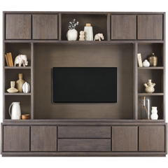 Tv-wandmeubel Lavio grafiet eikenhout 242 cm