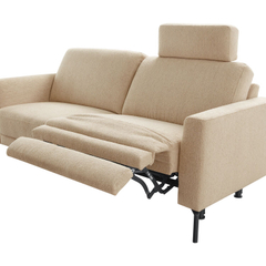 2,5 zitsbank Moscato koudschuim beige relaxfunctie rechts