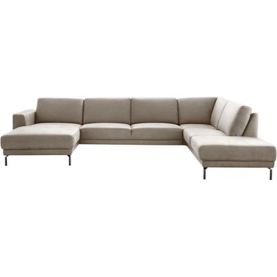 Hoekbank rechts Moscato grijs relaxfunctie supreme comfort
