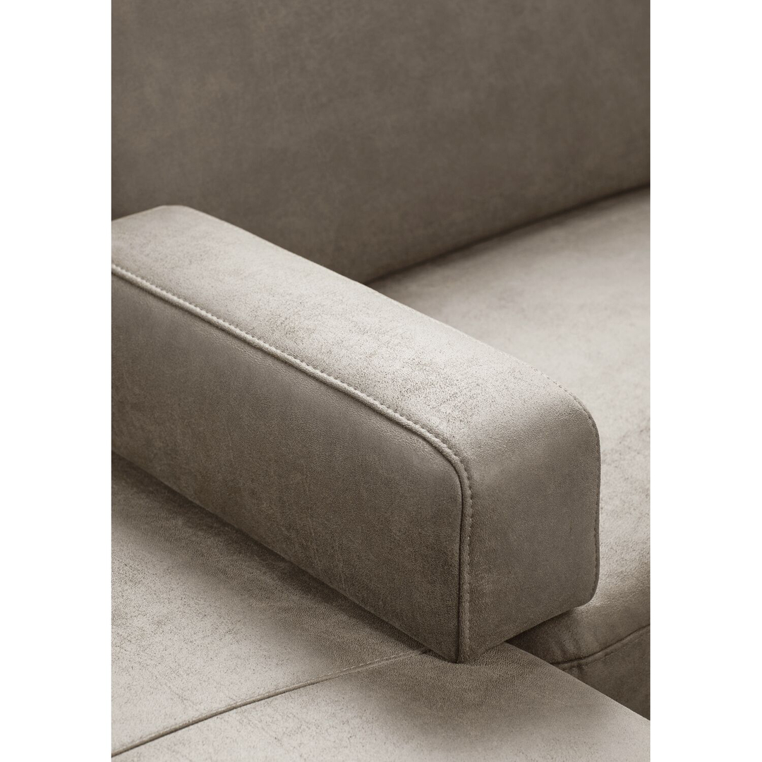 Hoekbank rechts Moscato traagschuim beige relaxfunctie