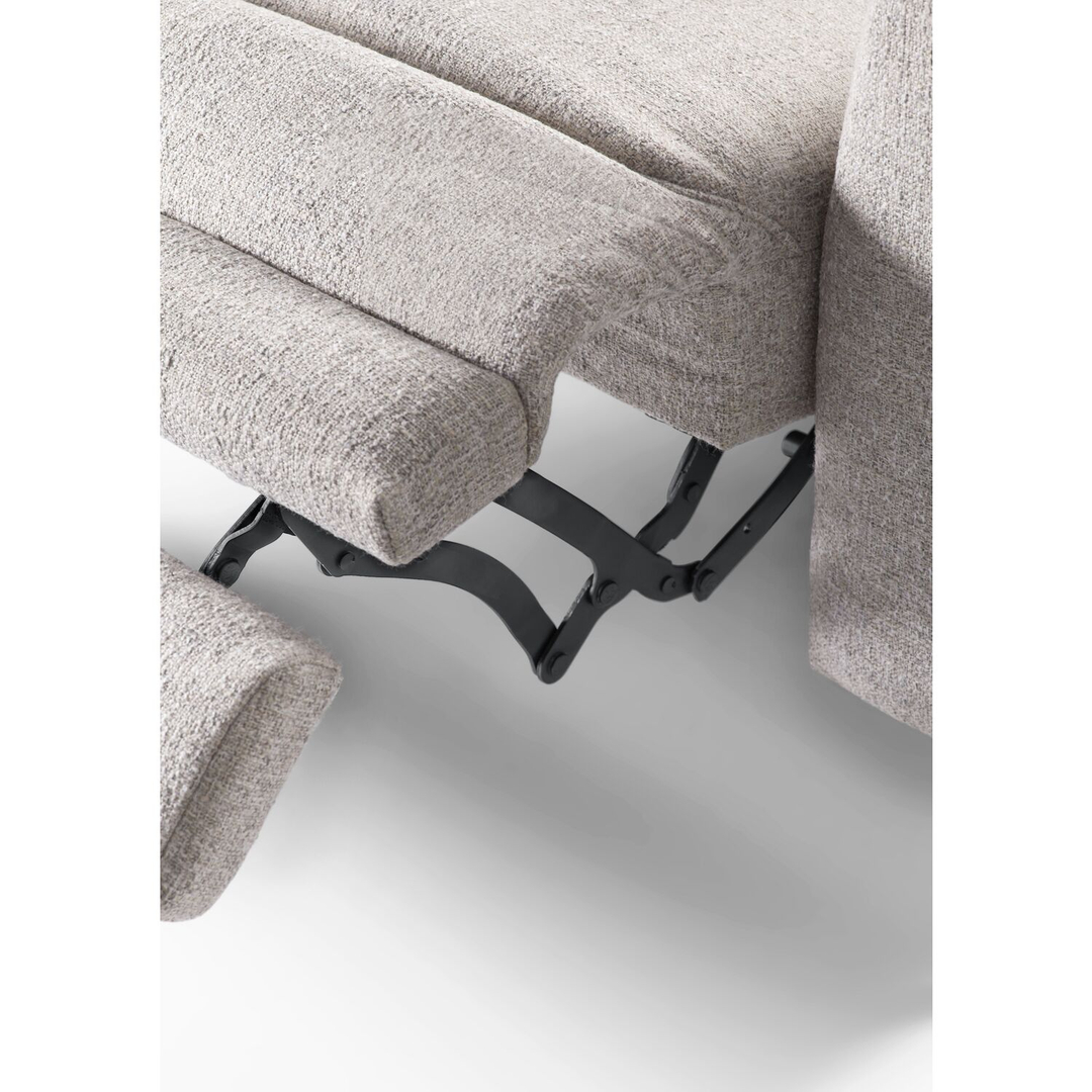 Hoekbank links Moscato lichtgrijs excellent comfort