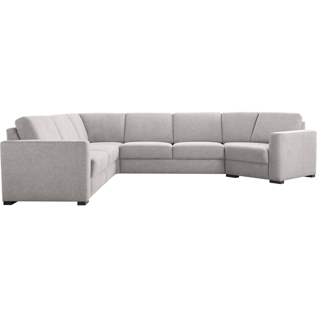Hoekbank links Muscolo grijs relaxfunctie premium comfort
