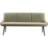 Eetkamerbank Ceno 190 cm combi stof groen