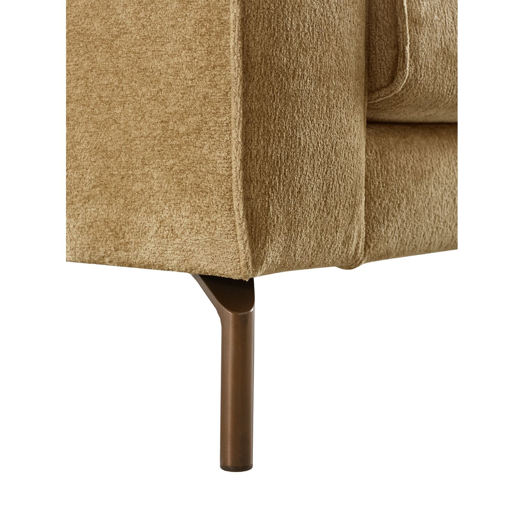 Loveseat Linoza bouclé lichtbruin premium comfort