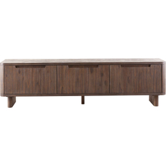 Tv-meubel Tondato 210 cm bruin acaciahout