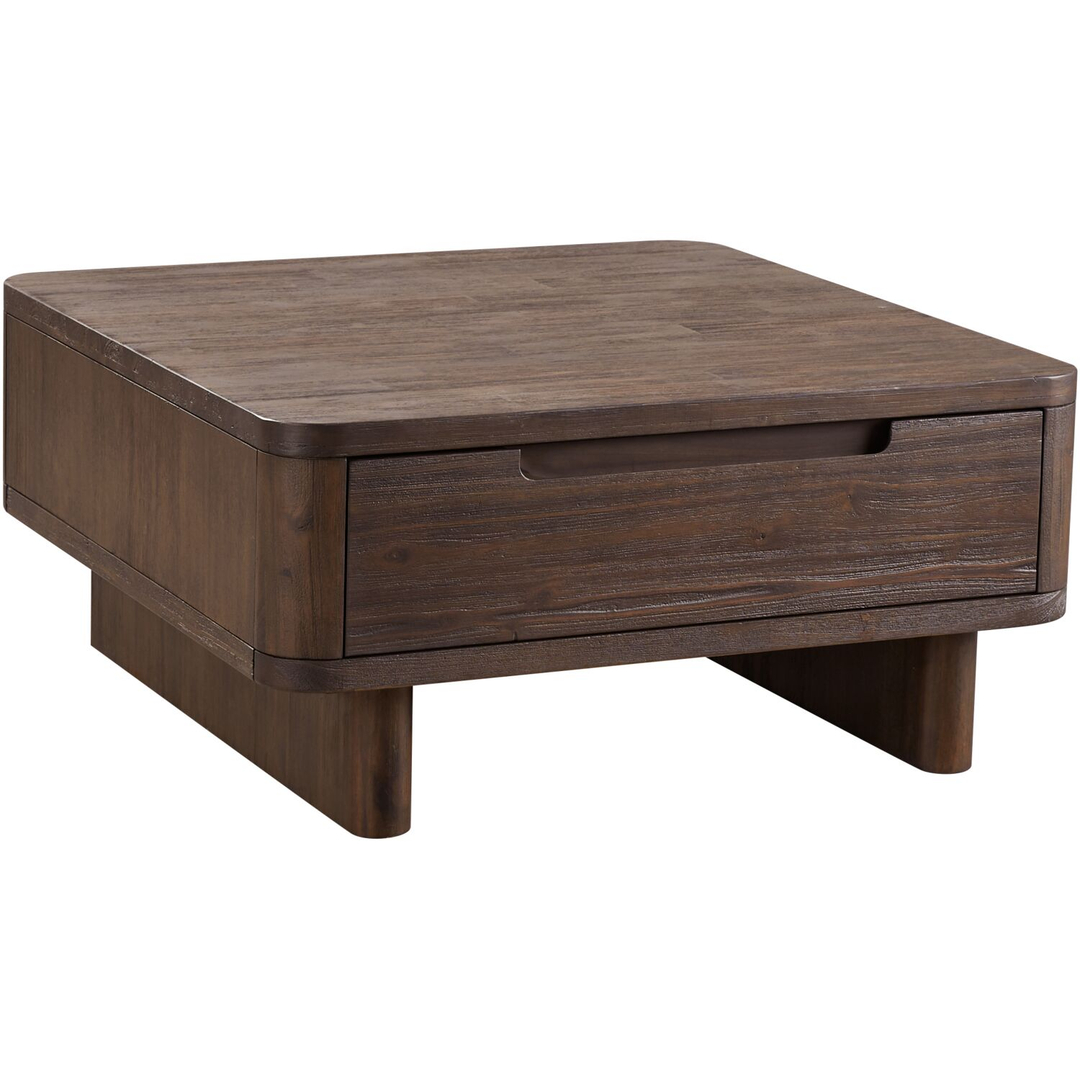 Salontafel Tondato acaciahout 83 cm vierkant
