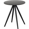 Bijzettafel Cercio keramiek 40 cm rond zwart