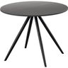 Bijzettafel Cercio keramiek 60 cm rond zwart