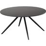 Salontafel Cercio keramiek 80 cm rond zwart