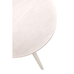 Salontafel Cercio keramiek 80 cm rond wit