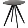 Bijzettafel Fitura keramiek 40x40 cm vierkant zwart
