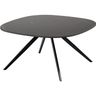 Salontafel Fitura keramiek 80x80 cm vierkant zwart