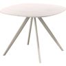 Bijzettafel Fitura keramiek 60x60 cm vierkant wit