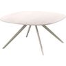 Salontafel Fitura keramiek 80x80 cm vierkant wit