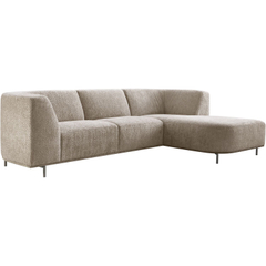 Hoekbank rechts Pantini taupe supreme comfort