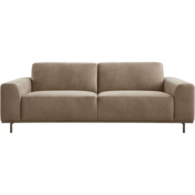 3 zitsbank Pantini microleder bruin excellent comfort