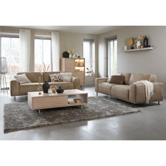 2,5 zitsbank Pantini microleder bruin premium comfort
