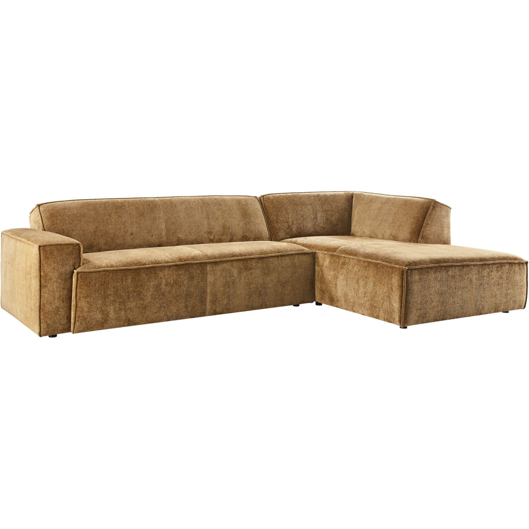 Elementenbank rechts Baricci teddy bruin excellent comfort