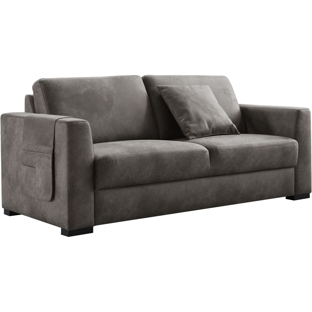 2,5 zitsbank Muscolo donkergrijs excellent comfort