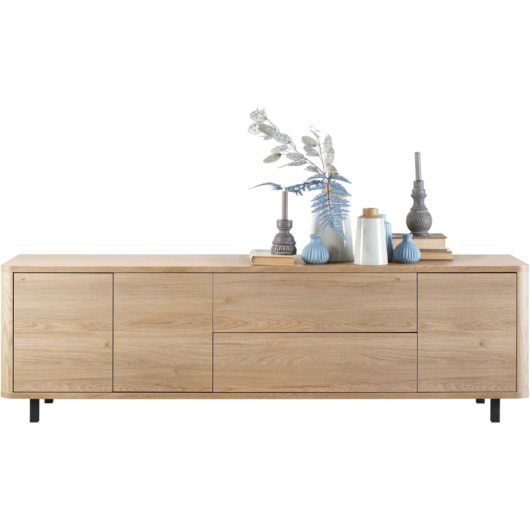 Tv-meubel Lirona old oak 187 cm