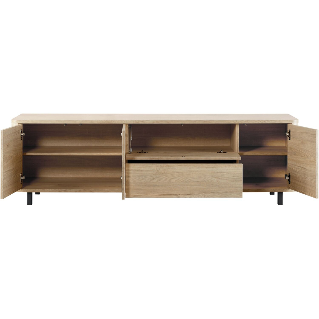 Tv-meubel Lirona old oak 187 cm
