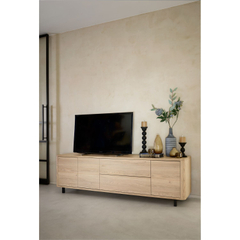 Tv-meubel Lirona old oak 187 cm