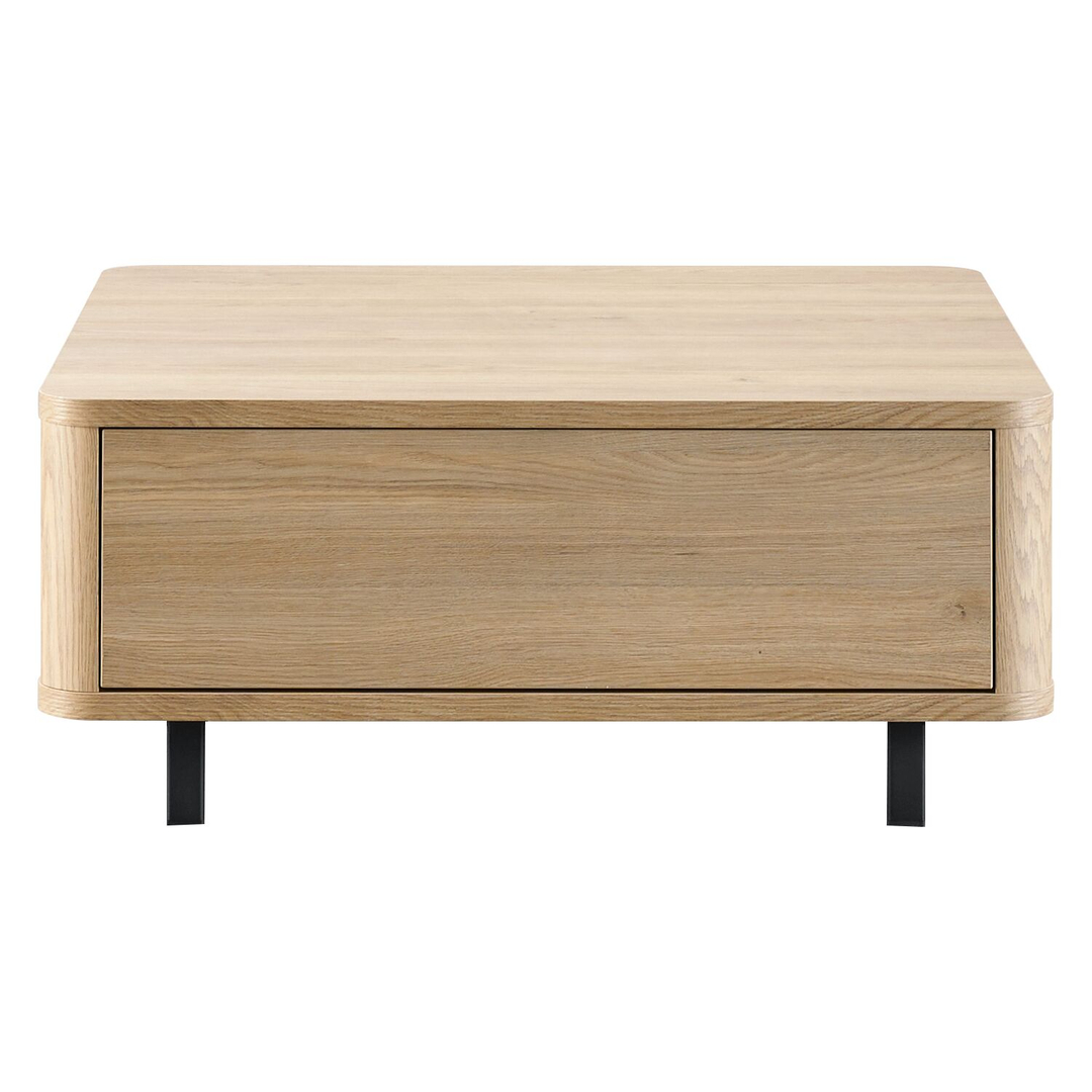 Salontafel Lirona old oak 82 cm vierkant