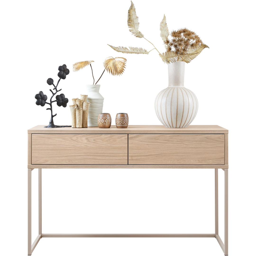 Sidetable Parete 120x40 cm rechthoekig lichtbruin