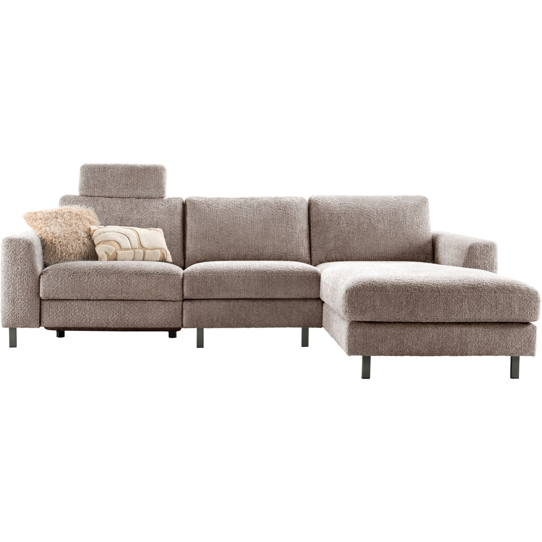 Hoekbank rechts Totham bruin relaxfunctie supreme comfort