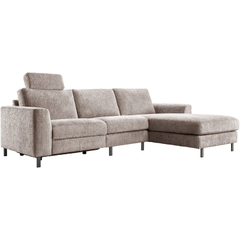 Hoekbank rechts Totham bruin relaxfunctie supreme comfort