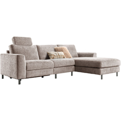 Hoekbank rechts Totham bruin relaxfunctie supreme comfort
