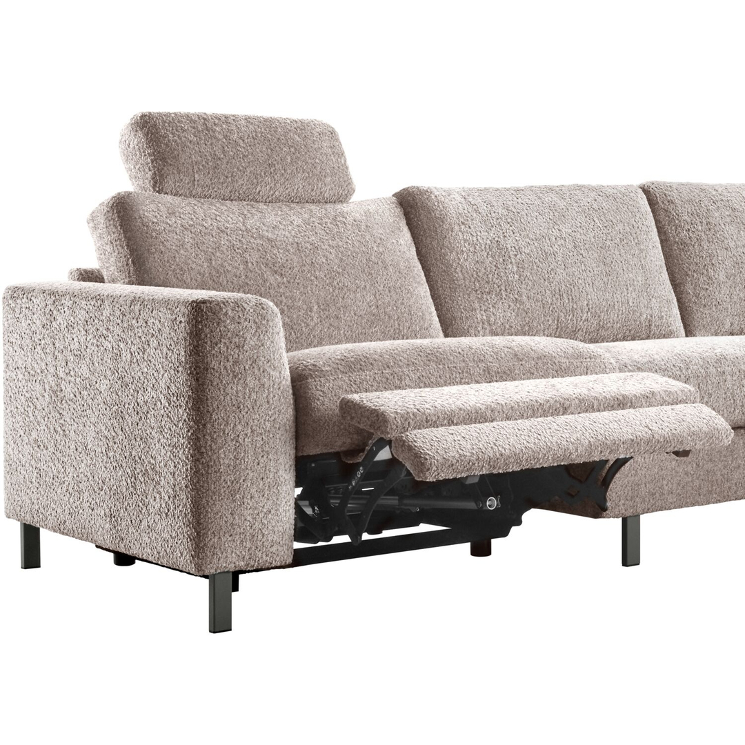 Hoekbank rechts Totham bruin relaxfunctie supreme comfort