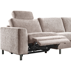 Hoekbank rechts Totham bruin relaxfunctie supreme comfort