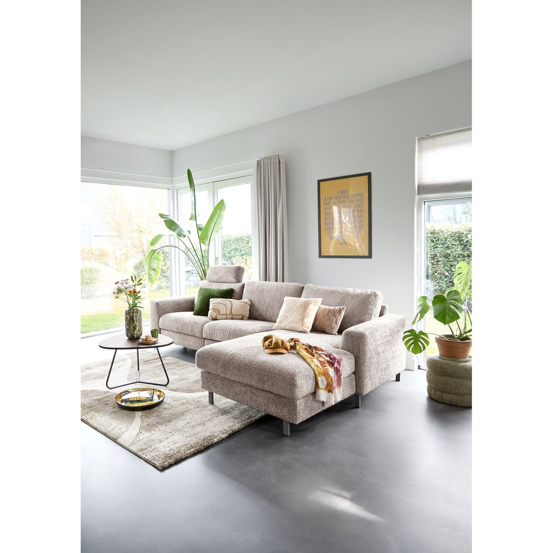 Hoekbank rechts Totham bruin relaxfunctie supreme comfort