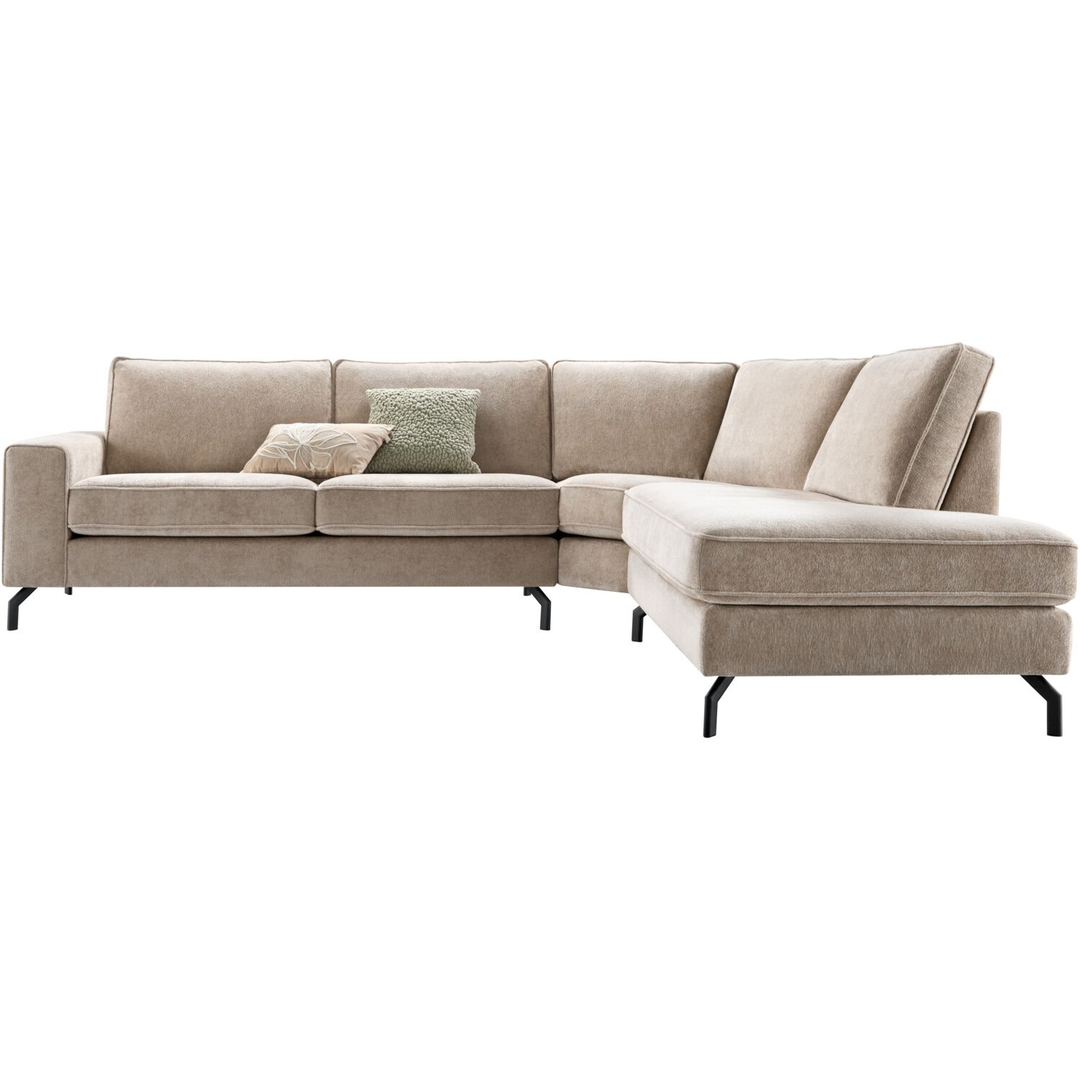Hoekbank rechts Totham taupe excellent comfort