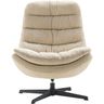 Draaifauteuil Baray beige