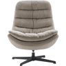 Draaifauteuil Baray grijs